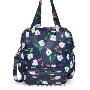 Lug Convertible Shopper Tote Crossbody Crescendo Bright Floral